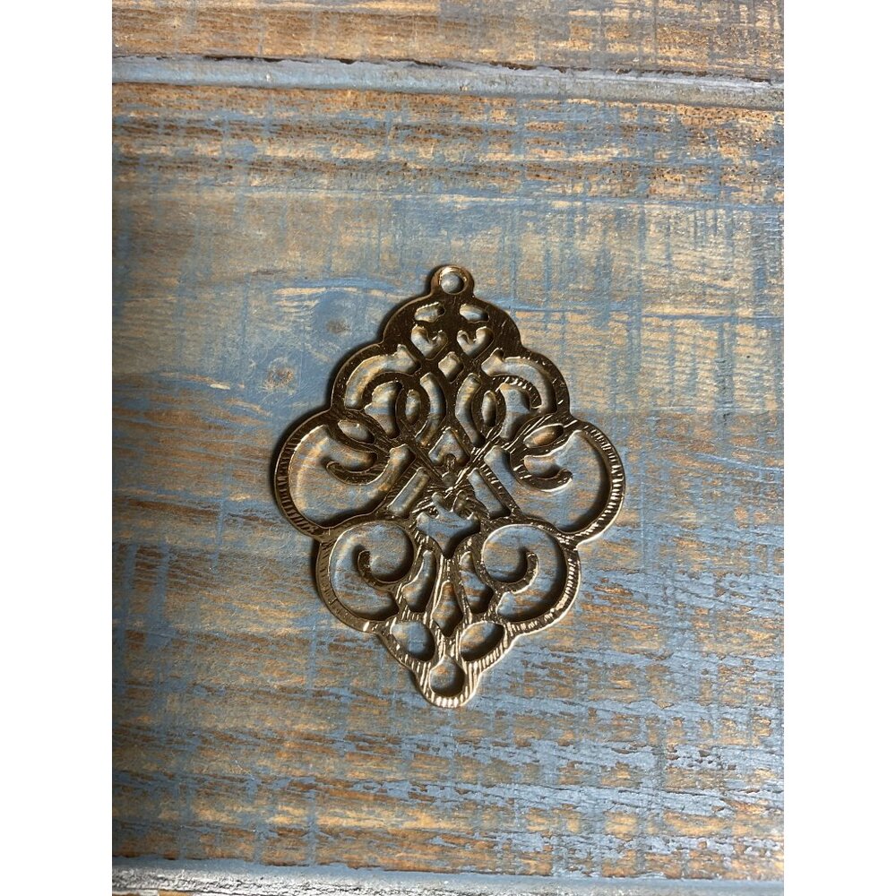 Decorative Brass Filigree Ornament Pendant